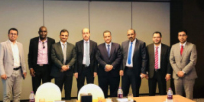  The president of the STC meets the UN envoy to Yemen and his deputy 