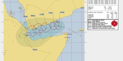 رسمياً الحالة المدارية تتطور إلى عاصفة مدارية