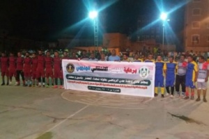 المجلس الانتقالي الجنوبي والمجلس المحلي في مديرية الشيخ عثمان بعدن يدشنان بطولة كرة القدم الخماسية لأندية عدن الرياضية 