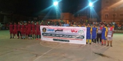 المجلس الانتقالي الجنوبي والمجلس المحلي في مديرية الشيخ عثمان بعدن يدشنان بطولة كرة القدم الخماسية لأندية عدن الرياضية 