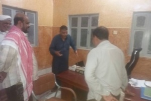 قيادات بحضرموت يقومون بزيارة لغرفة العمليات البادرة لمواجهة الحالة المدارية