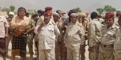 قائد المنطقة العسكرية الرابعة اللواء فضل حسن يتفقد اللواء 115 مشاة بلودر