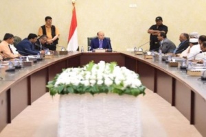 رئيس الجمهورية يستقبل القيادات التنفيذية والأمنية بمحافظة البيضاء