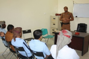 مدربين سعوديين يدشنون دورة تدريبية لشرطة السير بسقطرى