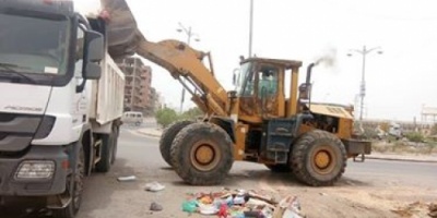 حملة نظافة واسعة في الشيخ عثمان 