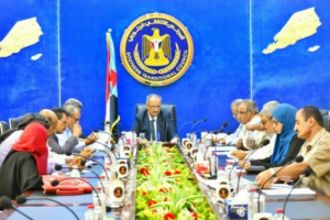 هيئة رئاسة المجلس تقف أمام نتائج لقاءي الرئيس الزُبيدي بالمبعوث الأممي والسفير البريطاني