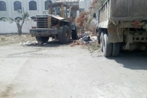 استمرار حملات النظافة في مديرية الشيخ عثمان 