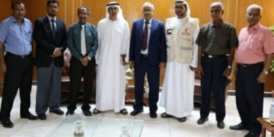مدير العمليات الإنسانية لدولة الإمارات يلتقي قيادة جامعة عدن