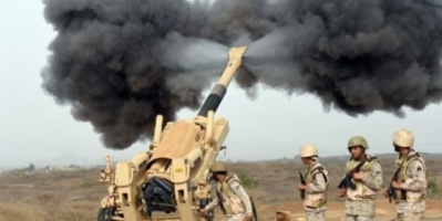 قصف صاروخي ومدفعي على مواقع المليشيا بحيدان