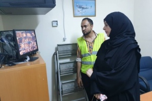 العراشة تدشن المنظومة الرقابية لإدارة تموين الطائرات بمطار عدن