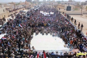 شبوة تحتشد احتقالاً بذكرى الاستقلال وتأييداً للمجلس الانتقالي الجنوبي 