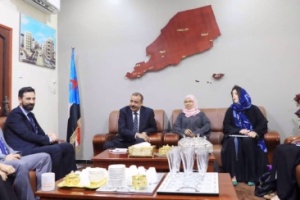 رئيس الجمعية الوطنية يستقبل وفد اللجنة الدولية للصليب الأحمر في الشرق الأوسط وشمال أفريقيا