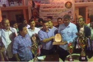 برعاية المجلس الانتقالي الجنوبي , نادي شمسان يتوج بكأس البطولة الأولى للشهيد جعفر محمد سعد للملاكمة 