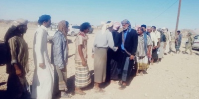 *القيادة المحلية للمجلس الانتقالي م/ شبوة   تقدم واجب العزاء لآل حنم بمديرية جردان ..* 
