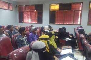 اللجان التحضيرية للملتقى العلمي الثالث تقر التجهيزات النهائية للملتقى. 