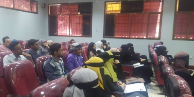 اللجان التحضيرية للملتقى العلمي الثالث تقر التجهيزات النهائية للملتقى. 