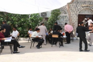 المعهد العالي للقضاء يشهد تنافس ( ٣٨٥ ) طالب تقدموا  للجلوس على ١٨٠ مقعد