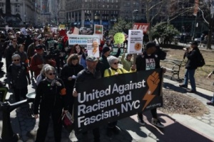 تظاهرات في نيويورك تندد بالهجوم الإرهابي في نيوزيلندا 