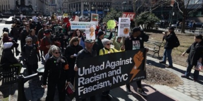 تظاهرات في نيويورك تندد بالهجوم الإرهابي في نيوزيلندا 