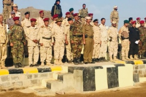 اللواء الأول صاعقة يدفع بتعزيزات عسكرية ضخمة إلى الضالع.