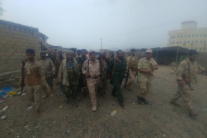 قائد المنطقة العسكرية الرابعة يزور مدينة قعطبة وجبهاتها الشمالية والغربية