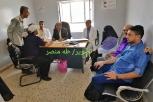 مأمور الحصين يشدد على عمل ومهام المرافق الصحية بالمديرية