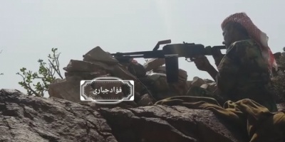 أهالي حجر #الضالع بمساندة قوات المقاومة الجنوبية يكسرون زحف واسع للمليشيات الحوثية باتجاه مناطقهم