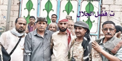 قائد اللواء الخامس صاعقة في ضيافه الشيخ المناضل / عادل القاضي 