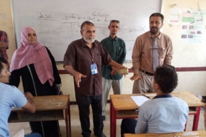 بافخسوس ومدير تربية الشيخ يتفقدان المراكز الاختبارية 