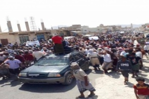 مظاهرات حاشدة  للمطالبة بوضع حد للتدخل الاخواني في سقطرى