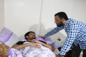 نائب رئيس الانتقالي يتفقد جرحى معارك الضالع في مستشفيات القاهرة 