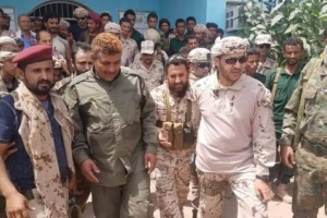#القائد_العام للتحالف يقوم بزيارة تفقدية لمعسكر  اللواء الرابع دعم وإسناد ولإدارة أمن محافظة لحج  