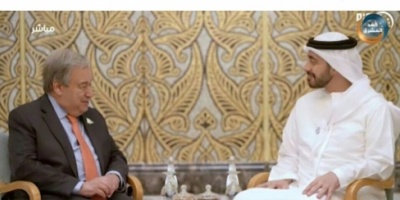 أنطونيو غوتيريس يشيد بالدور الإماراتي في تقديم المساعدات الإنسانية