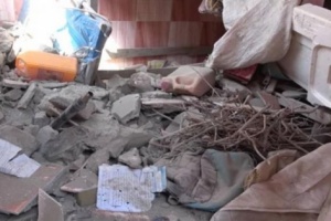#الحديدة: مليشيا #الحوثي تنسف بالديناميت مبنى سكني لمواطن في #حيس