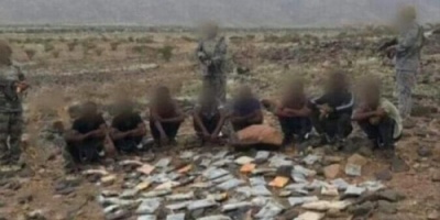 حرس الحدود السعودي يحبط محاولة تهريب شحنة من الحشيش المخدر الى أراضي المملكة 