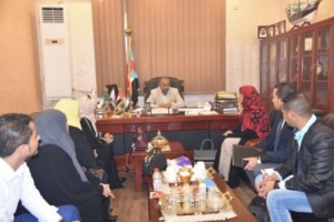 تفاصيل لقاء رئيس #المجلس_الانتقالي بوفد منظمة نداء #جنيف