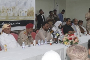 خلال اجتماعه ...بن حبريش يهدد بعدم الصمت أمام ما يجري في محافظة حضرموت حول تدهور الخدمات والملف الامني