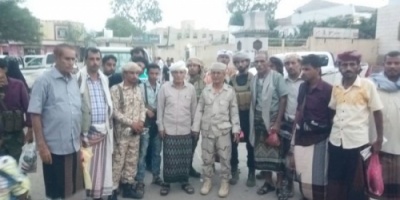 رئيس إنتقالي #أبين يزور جرحى جبهات القتال بمستشفى النصر بـ #الضالع