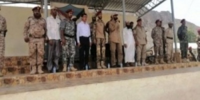 نائب رئيس #الانتقالي "بن بريك" يطلع على جاهزية اللواءين الأول اسناد و11 صاعقة
