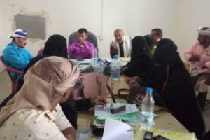 #ابين.. اليوسفي يشيد بمنظمة الهجرة وشريكها ديفرستي في إغاثة النازحين المتضررين