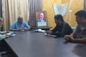 لقاء لرئيس انتقالي عدن مع  ممثل المعهد الديمقراطي الوطني للشؤون الدولية