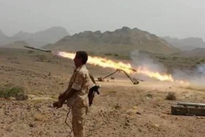 قصف صاروخي ومدفعي يطال مواقع تمركز المليشيات الحوثية في جبهات شمال #الضالع