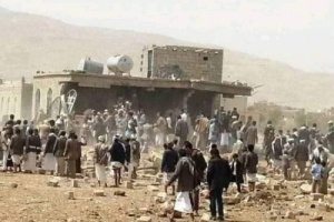 الحوثي يصدر اوامر بتفجير منأزل في عمران 