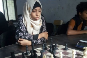 تعرف على نجمة الشطرنج في #أبين؟
