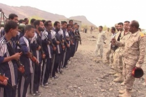 #لحج.. قائد اللواء الثالث حزم يشيد بنجاح الدورة الدريبية للمجندين