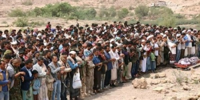 مريس وقعطبة تشيعان الشهيد النقيب رائد المنصوب الى مسقط راسة في منطقة خريبة 