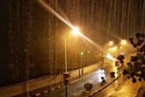 هطول امطار غزيرة على بعض مديريات العاصمة #عدن