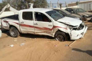 حادث مروري بطريق #المكلا #سيئون يودي بحياة مواطن وإصابة آخرين