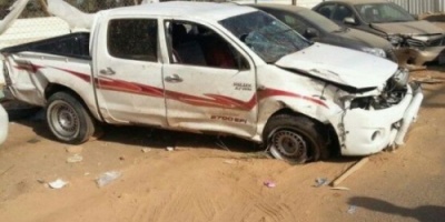 حادث مروري بطريق #المكلا #سيئون يودي بحياة مواطن وإصابة آخرين