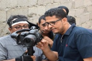 مؤتمر صحفي لطاقم مسرحية على حركرك ب#عدن